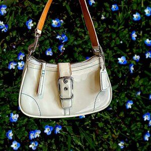 Coach RARE Y2K ✨️Hampton Cream Shoulder Bag